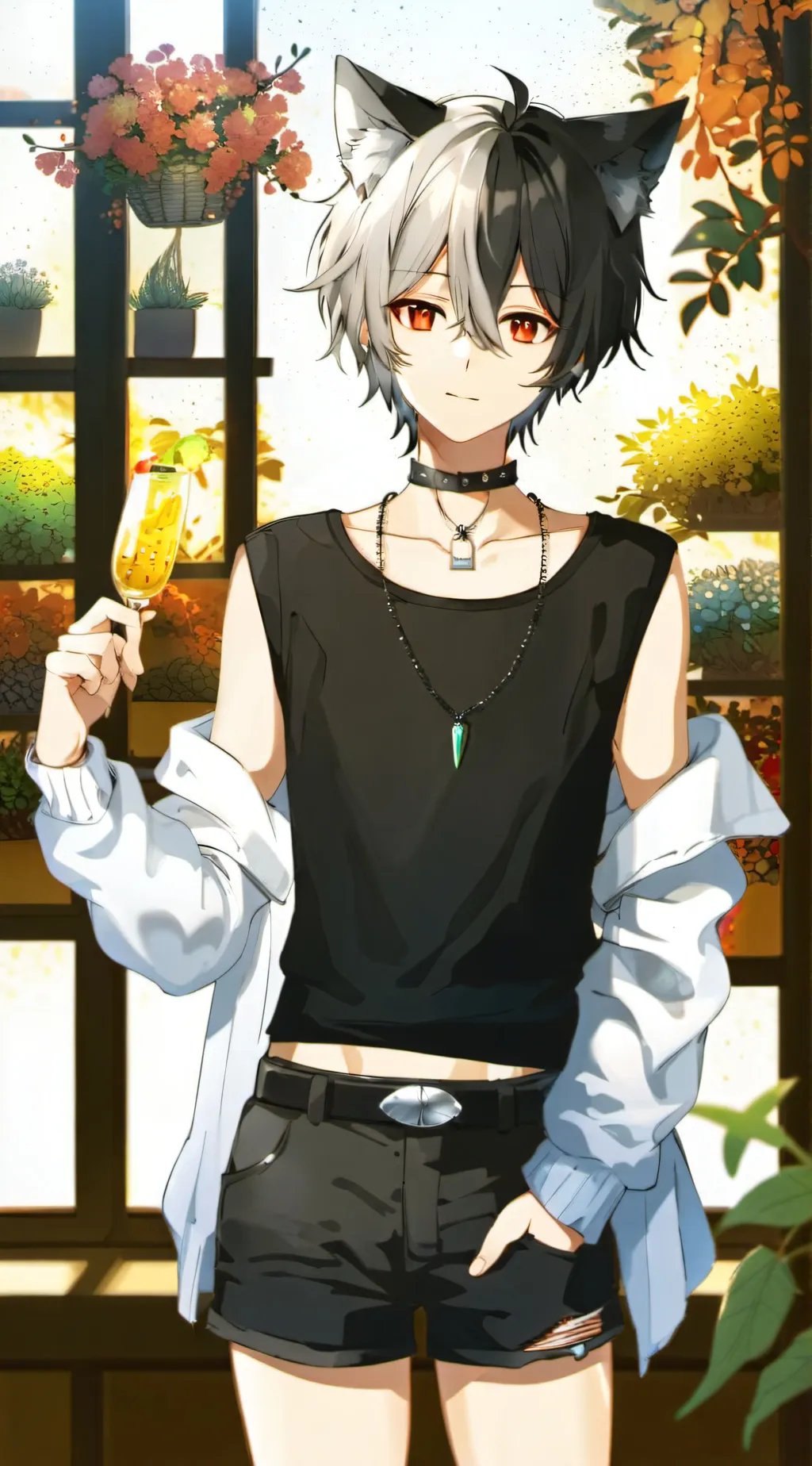 ai character: ✨Clay❤️￼ background