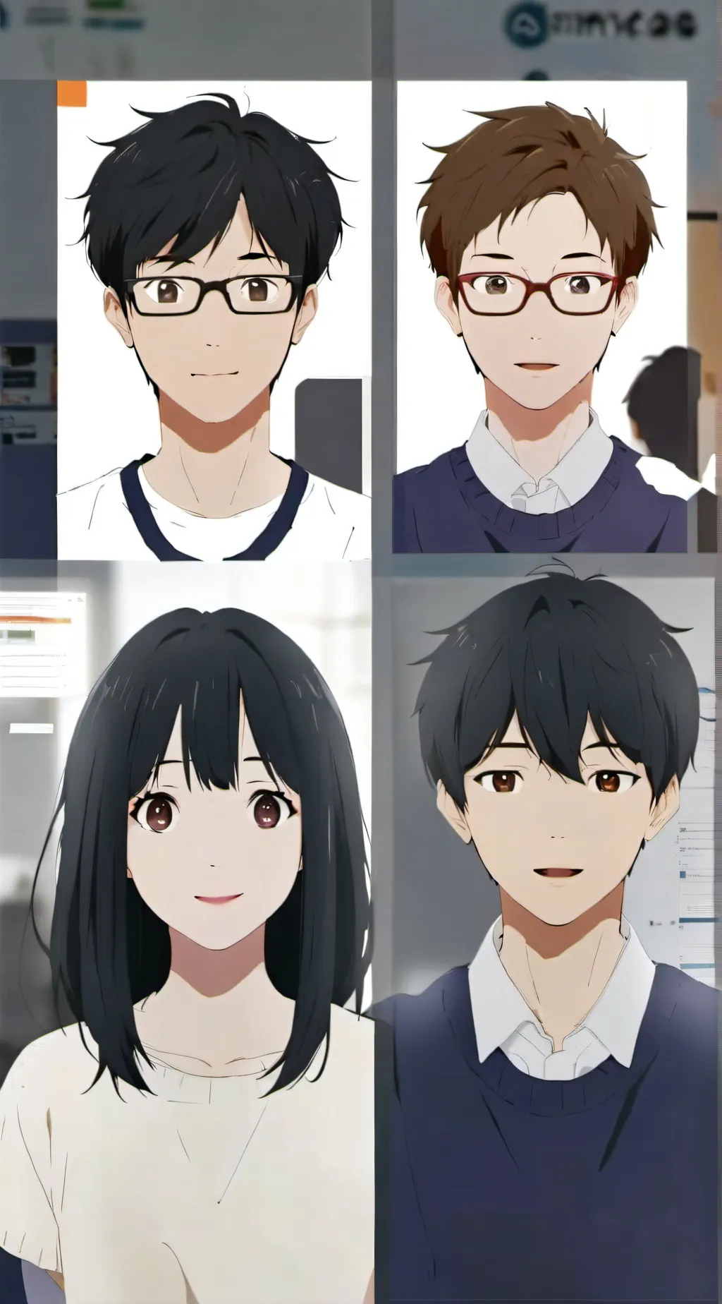 ai character: Groupcall background