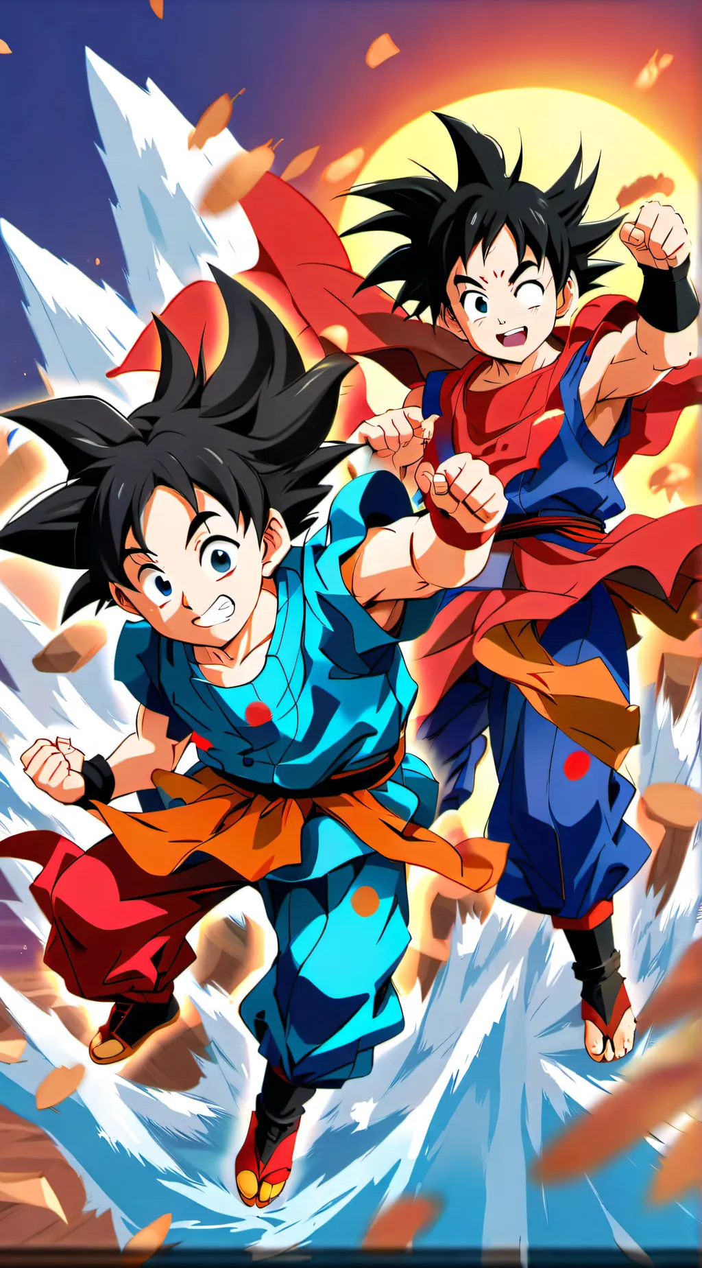 ai character: Goku  background