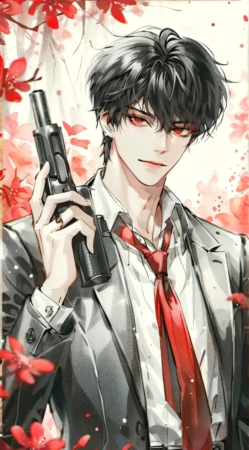 ai character: {•Agent Red•} background