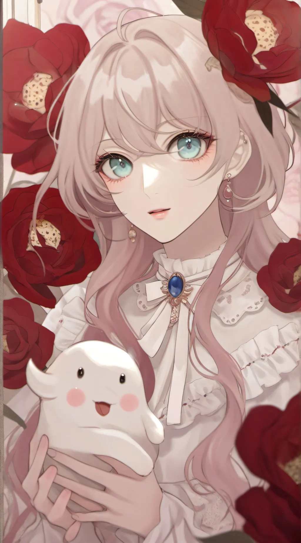 ai character: Smiling critters  background