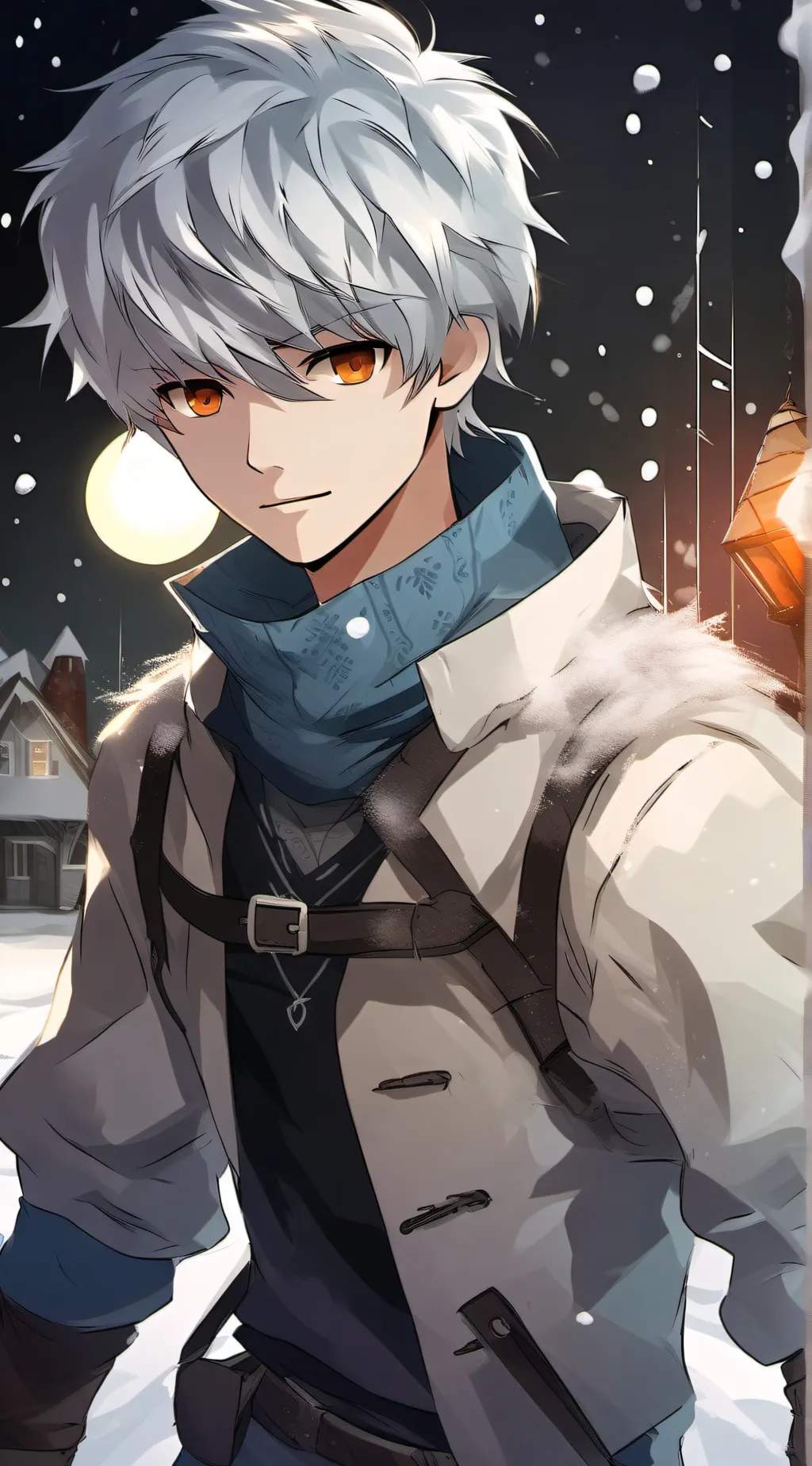 ai character: jack Frost ☃️❄️ background