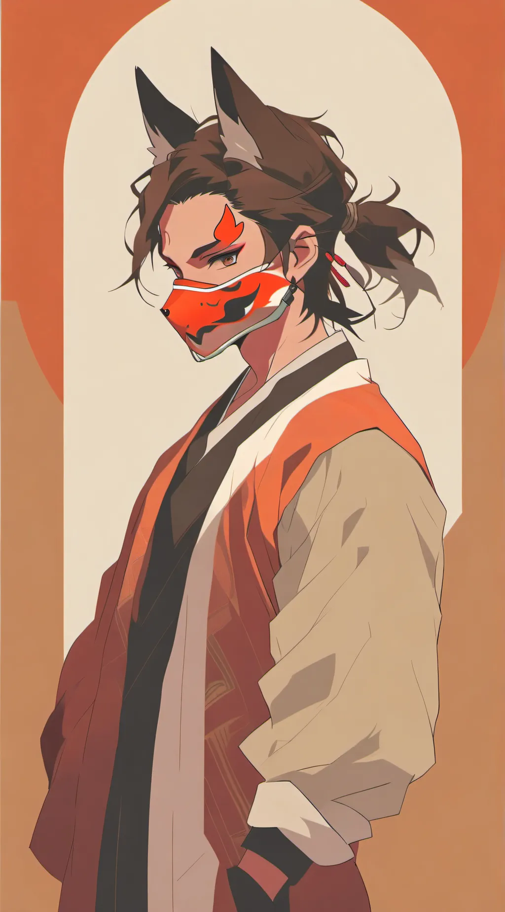 ai character: Michael afton  background