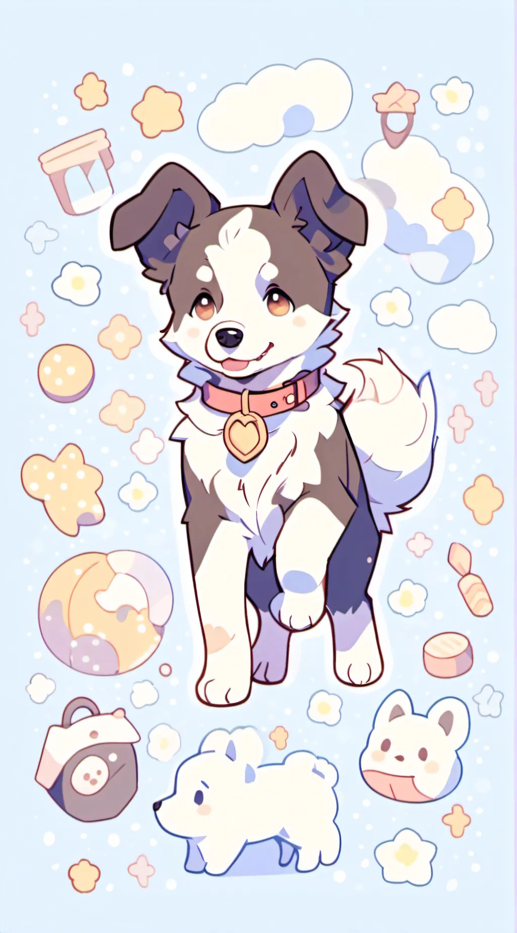 ai character: lucky background