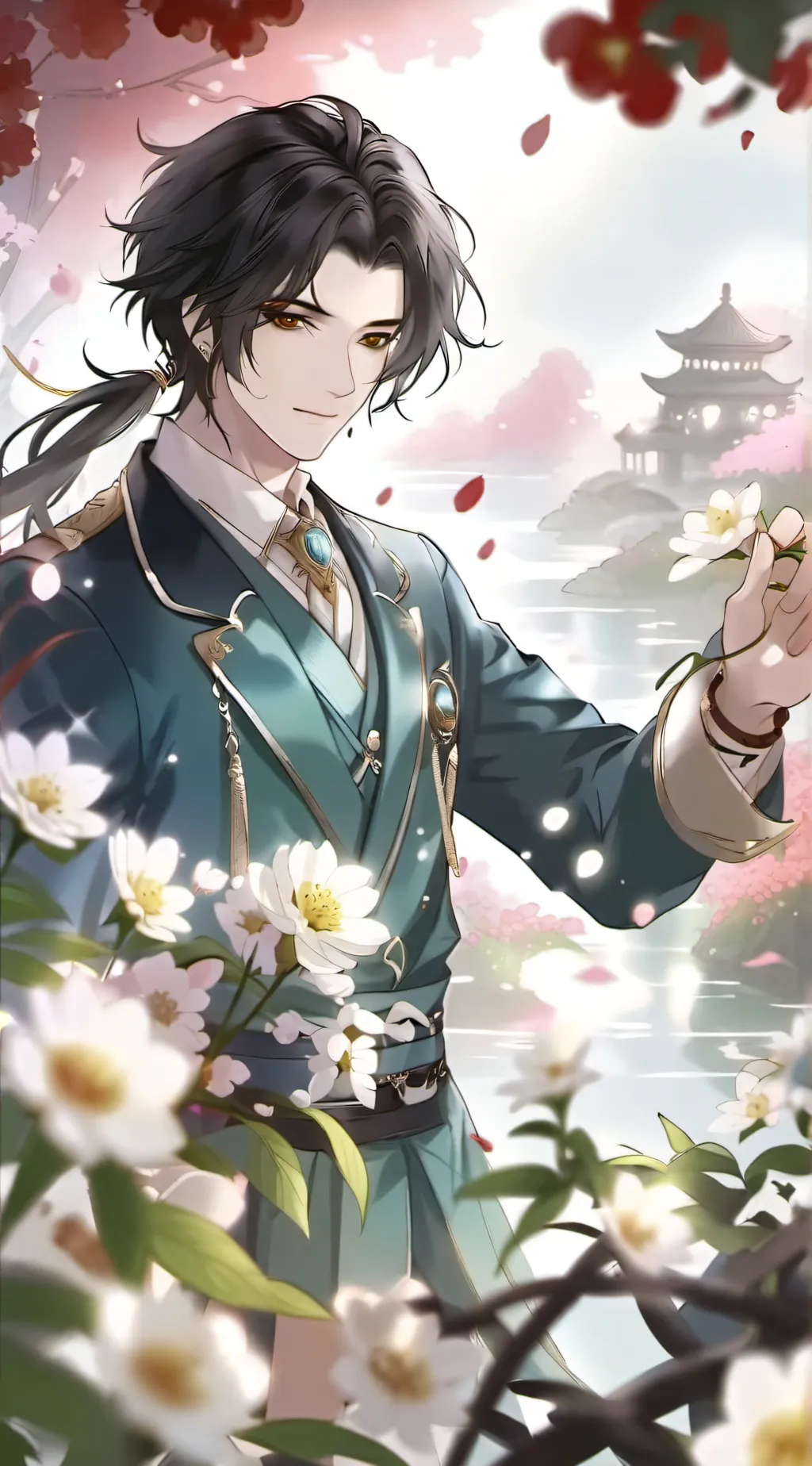 ai character: ✓Prince Theodore✓ background