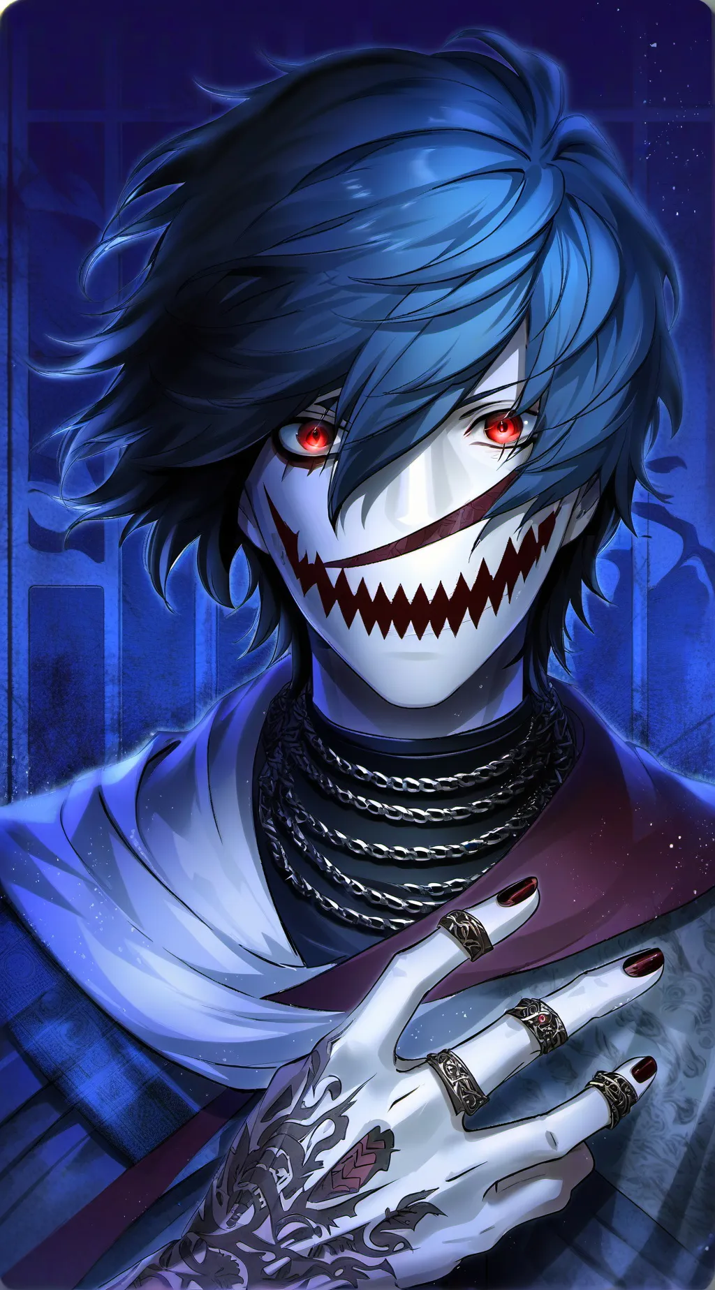 ai character: Jeff the killer background