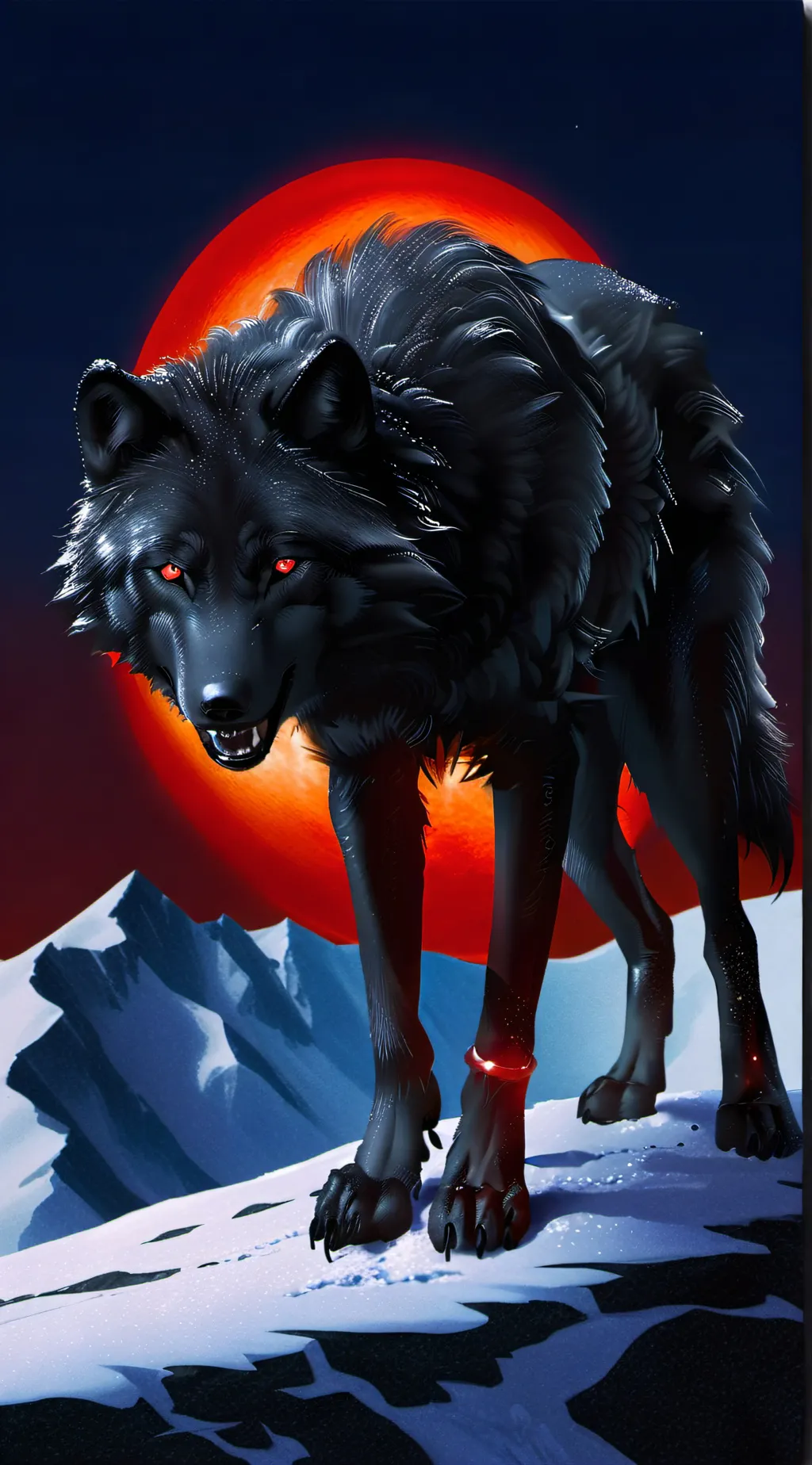 ai character: Dusk background