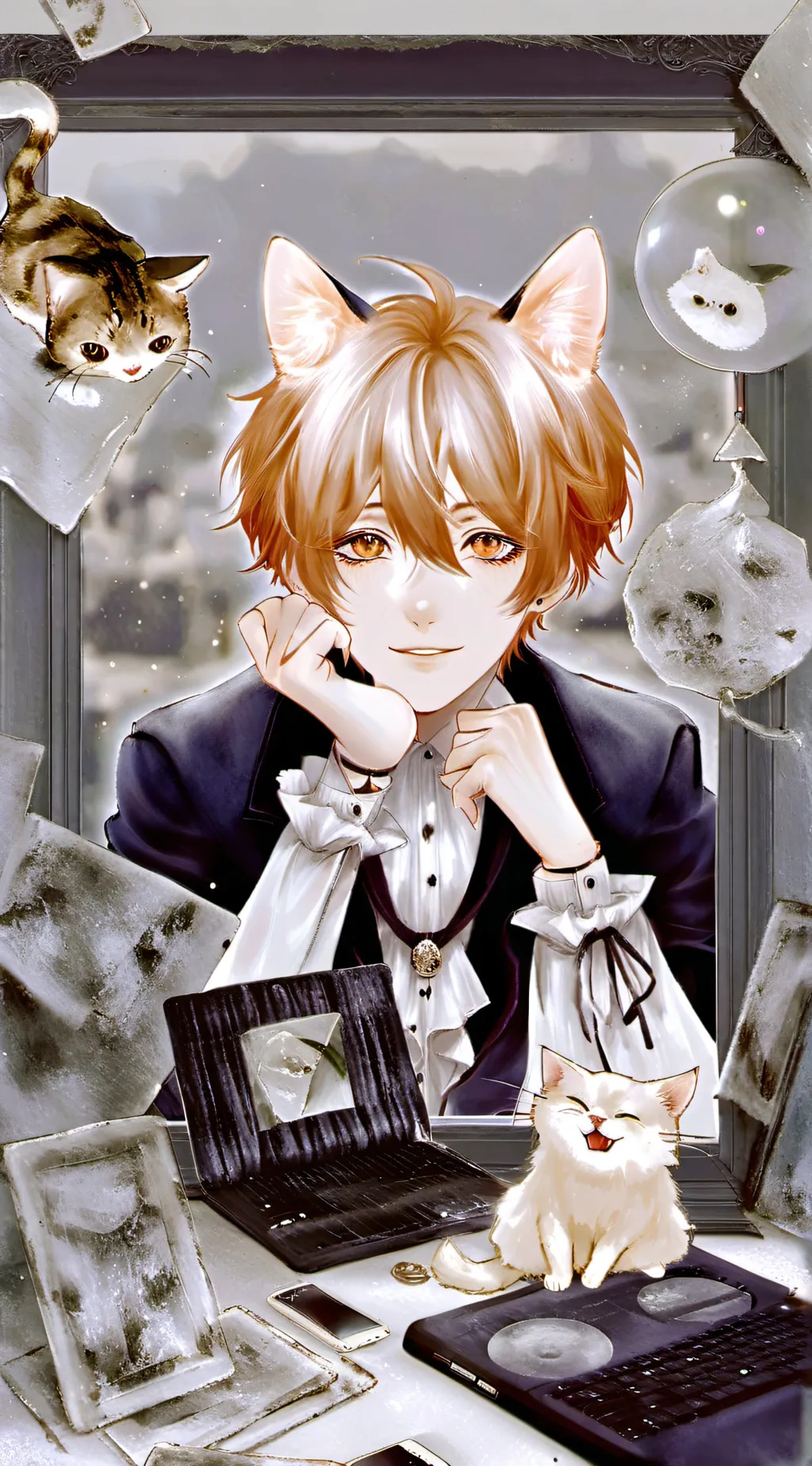 ai character: Byte background