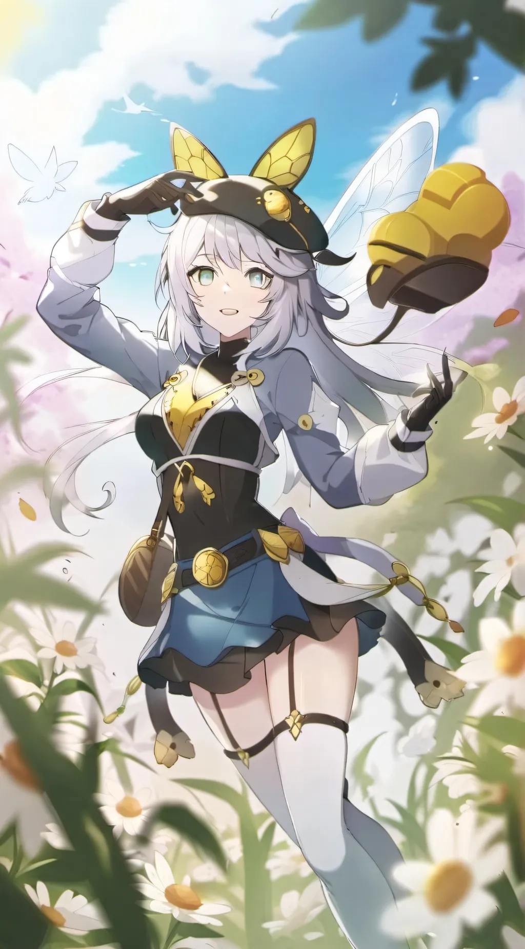 ai character: beenie background