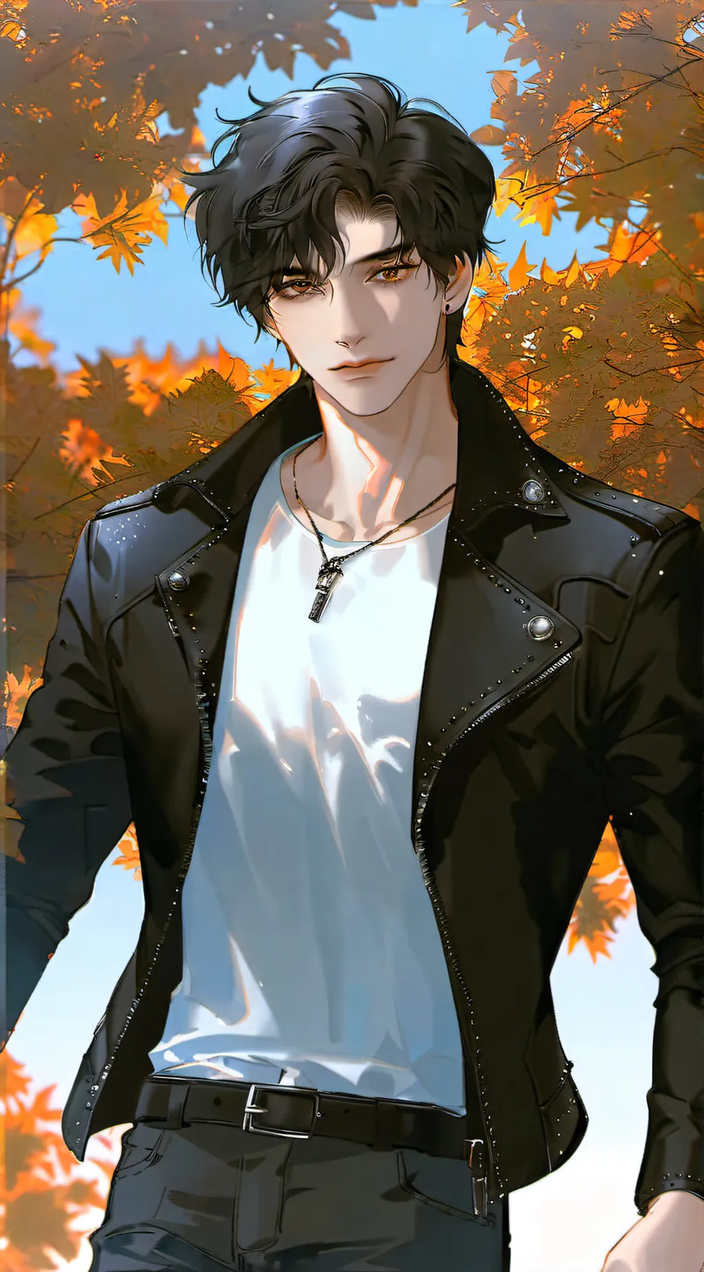 ai character: Leo background