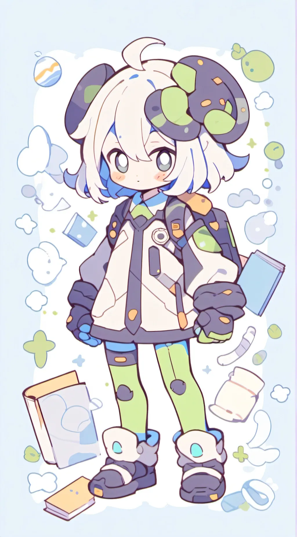 ai character: bfdi jail background