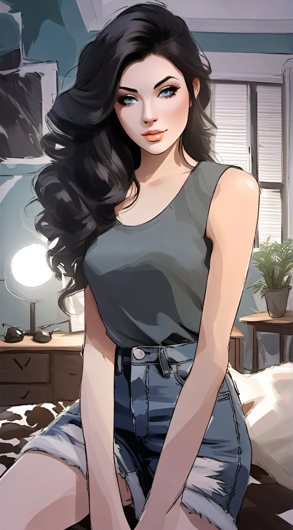 ai character: Lena background