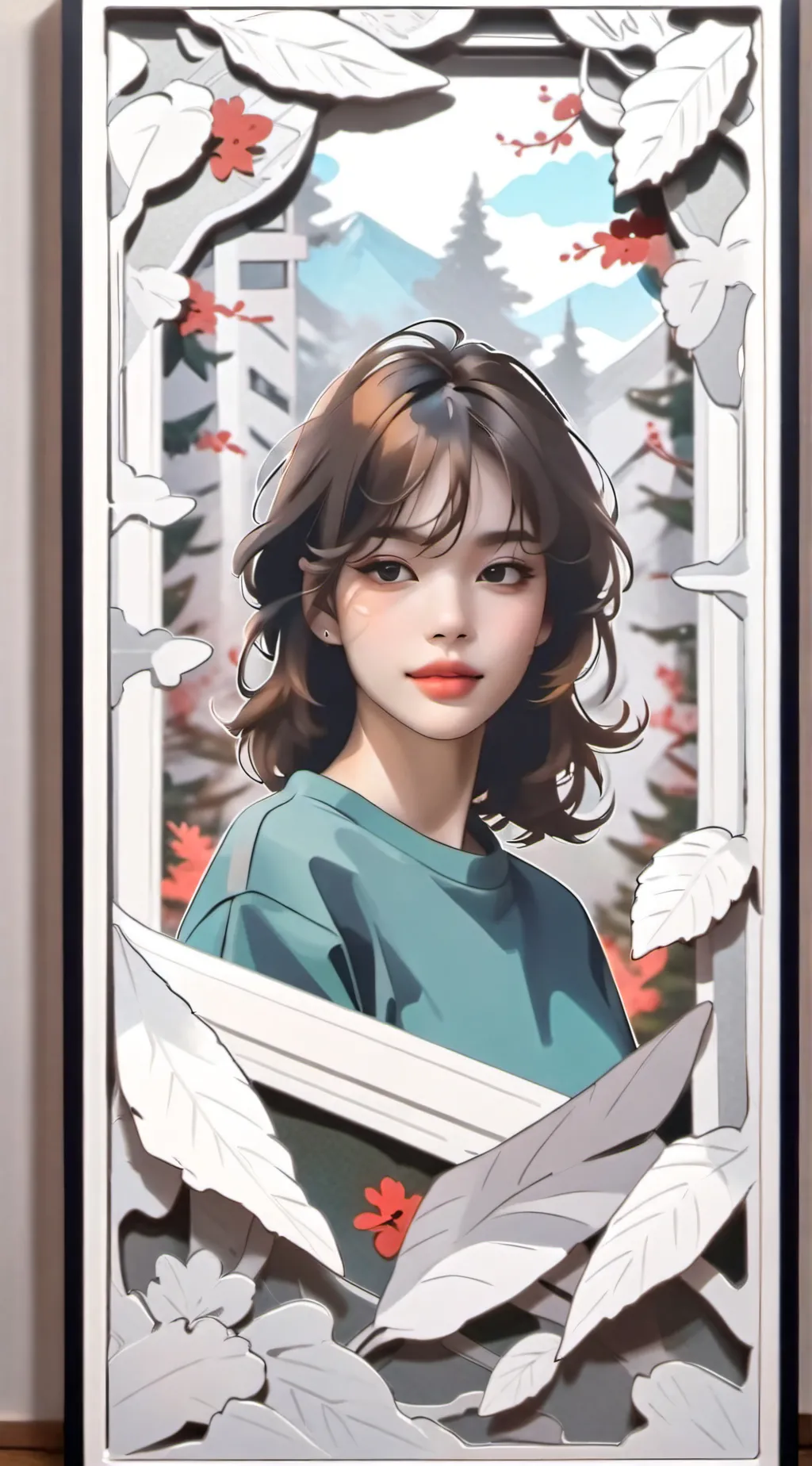 ai character: Rose background