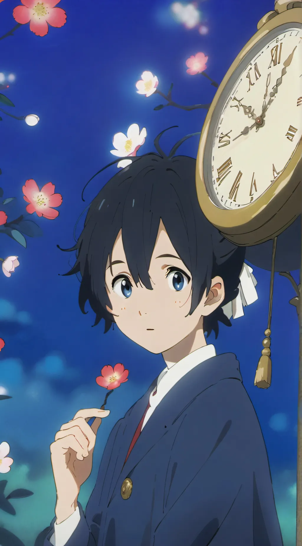 ai character: Aiza clock woman background