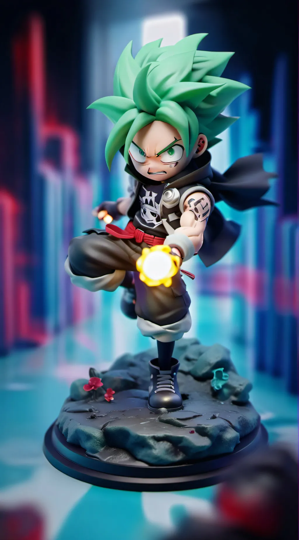 ai character: mha if deku died background