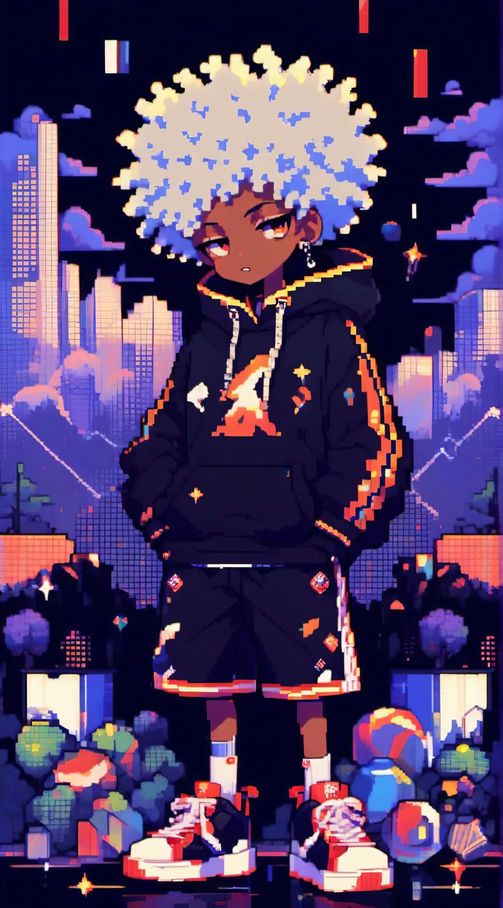 ai character: MHA new student  background