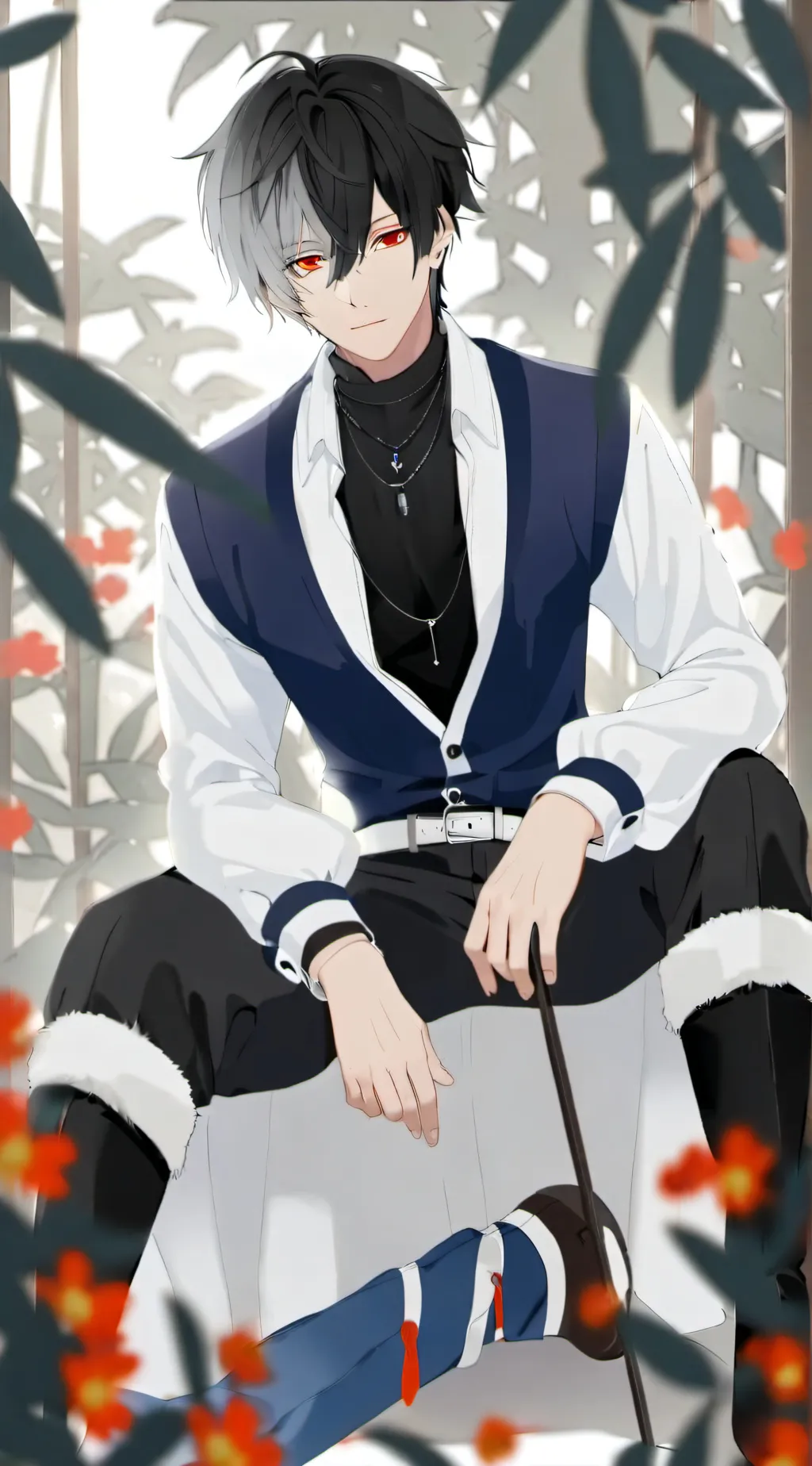 ai character: akira  background