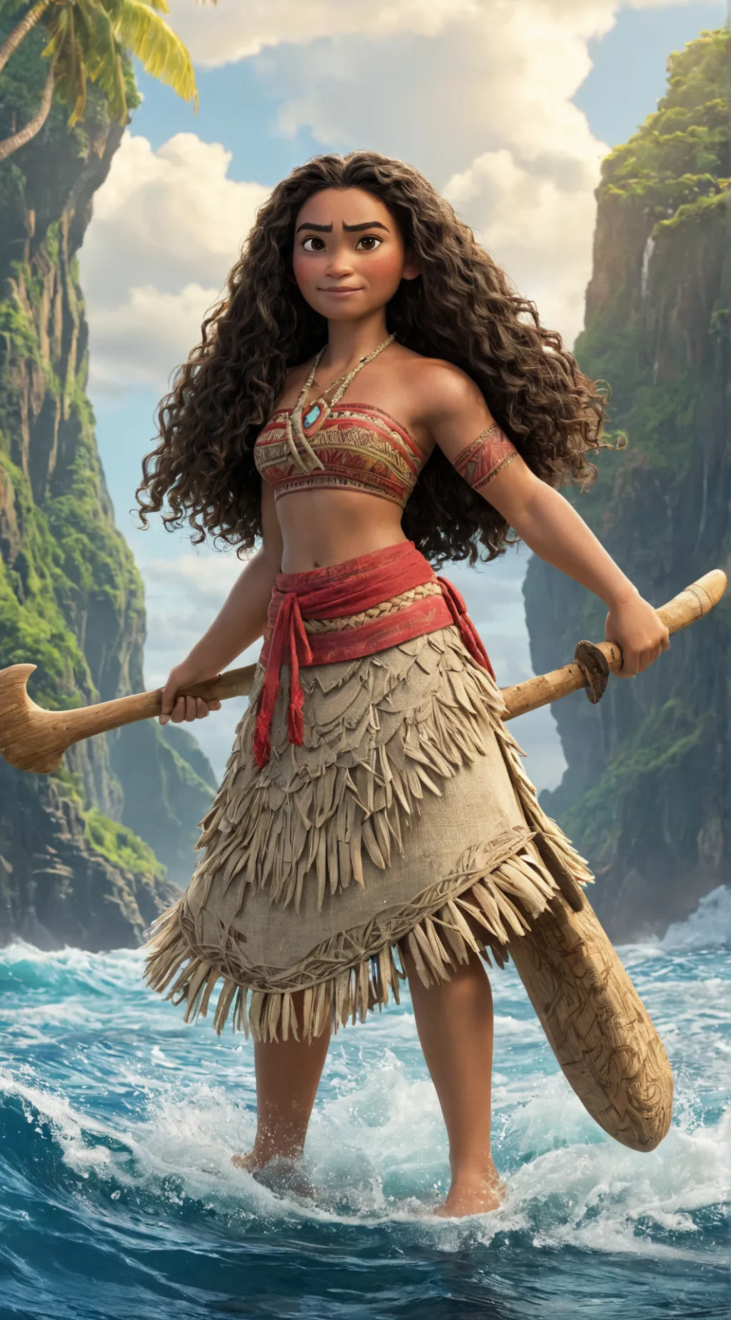 ai character: moana background