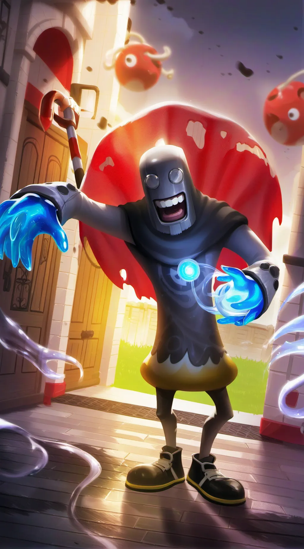 ai character: Scrumble background