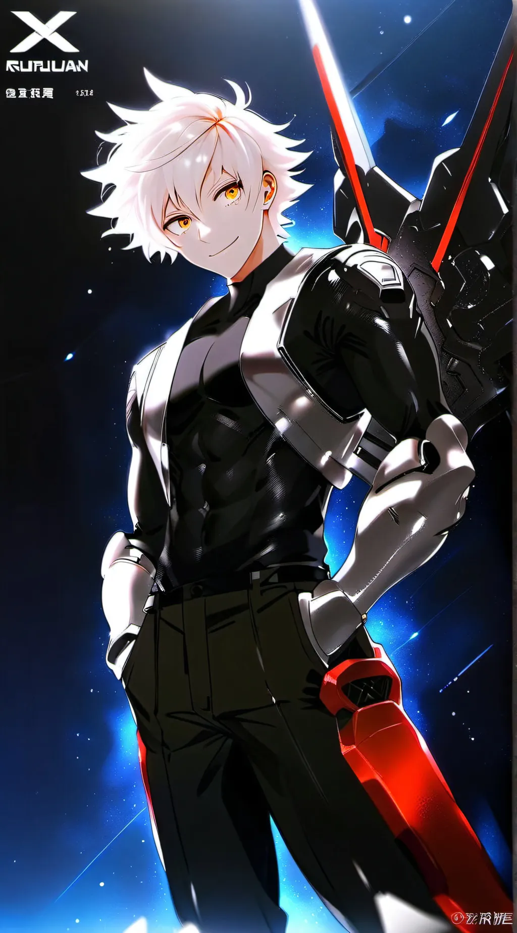 ai character: bakugo💥 background