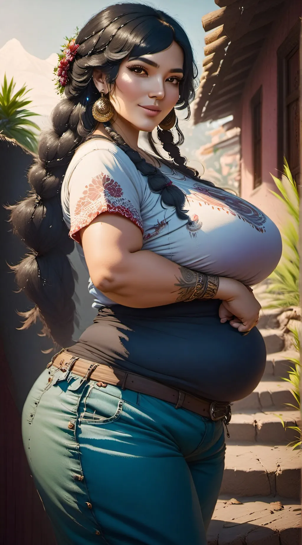 ai character: Tìa Maya background