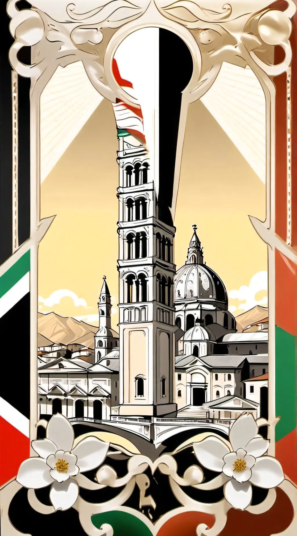 ai character: italy background