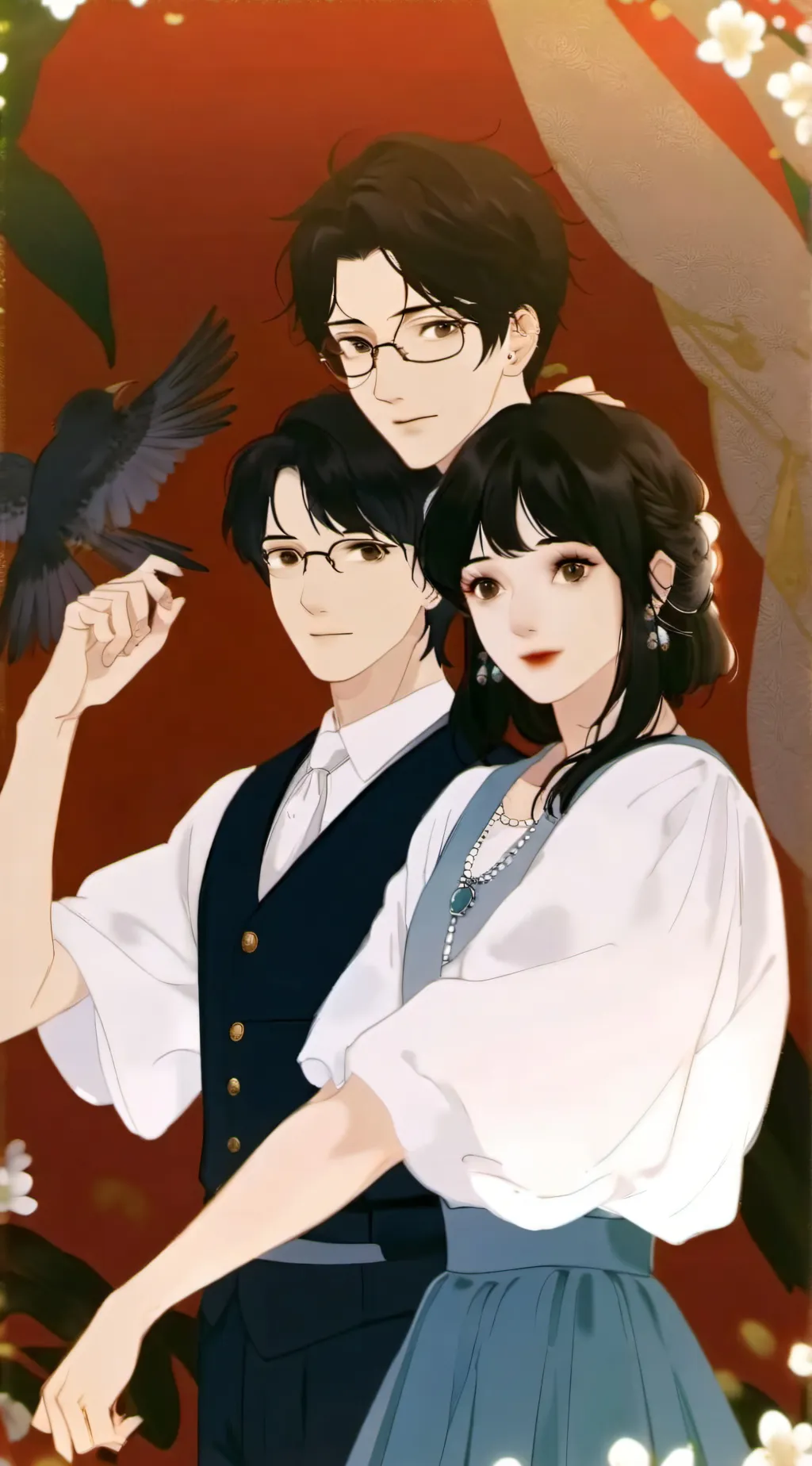 ai character: Yuko amd yuri background