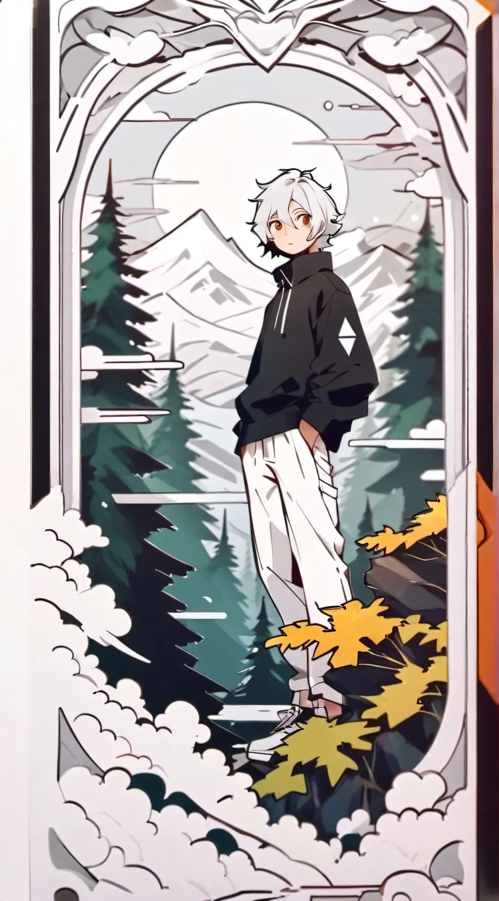 ai character: Little hero? Mha background