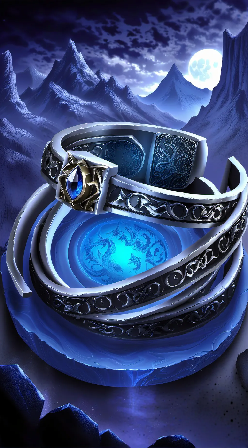 ai character: eather  background