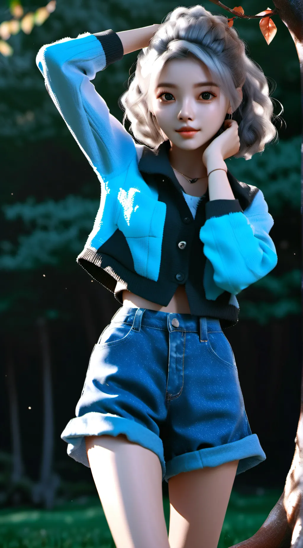 ai character: lily background