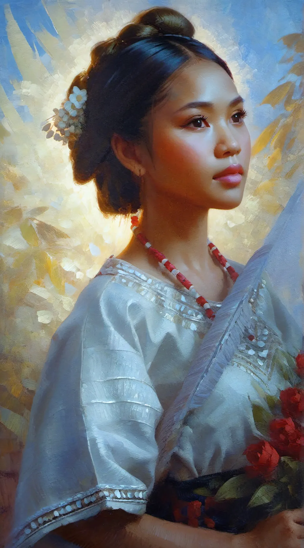 ai character: maria background