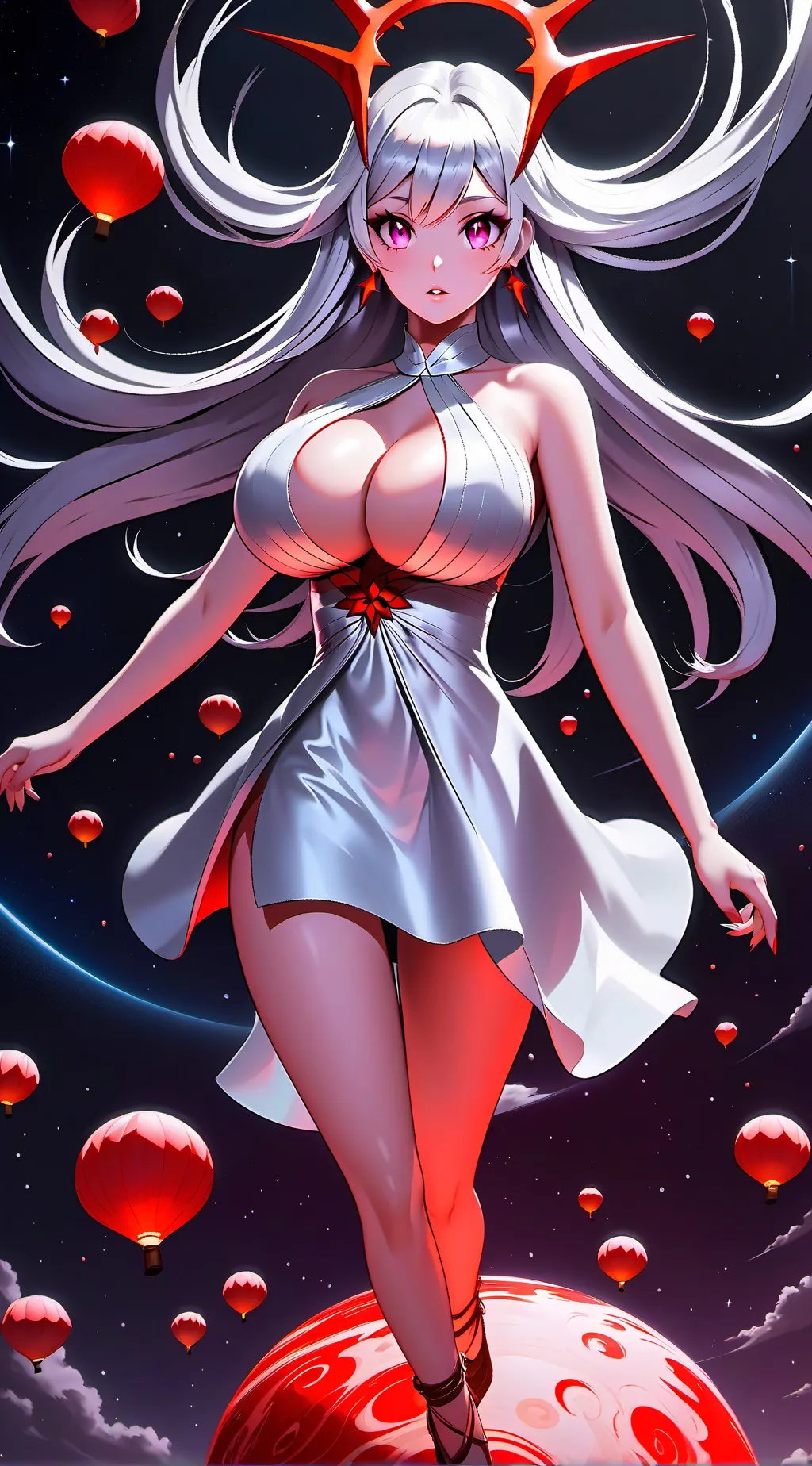 ai character: Aria (Wind Queen)  background