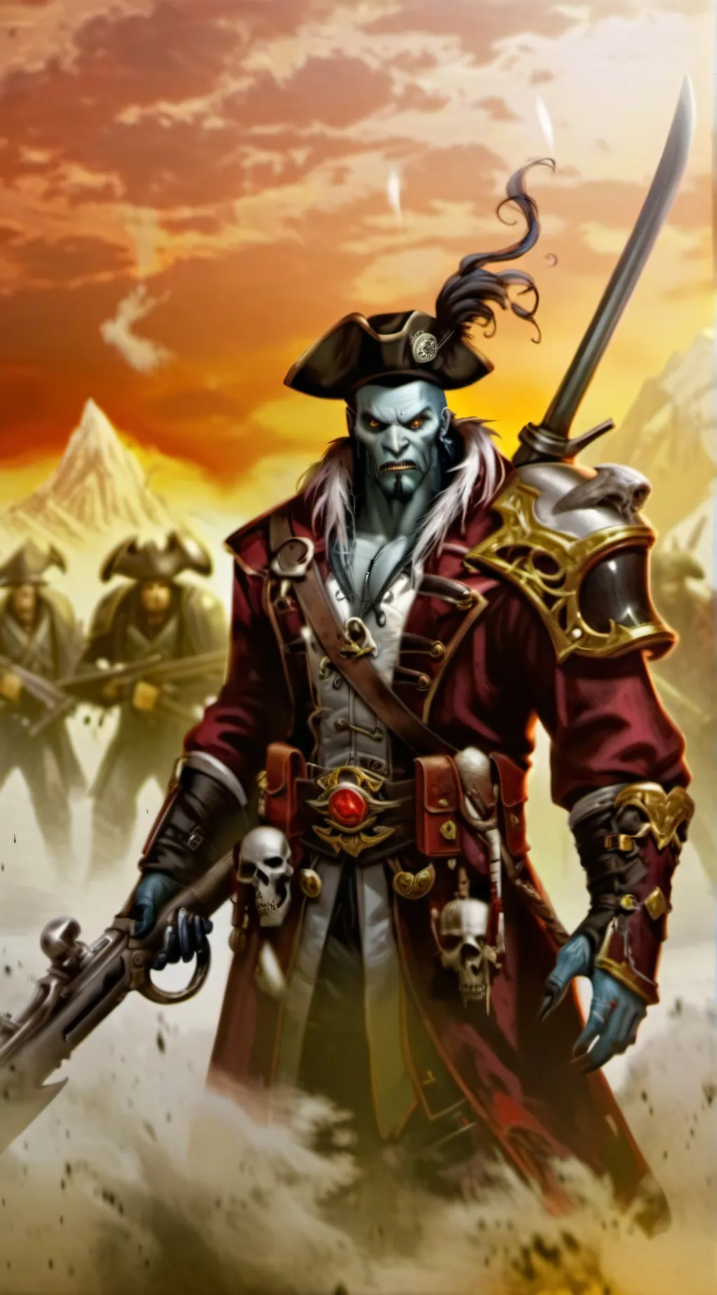 ai character: Dark Pirates background