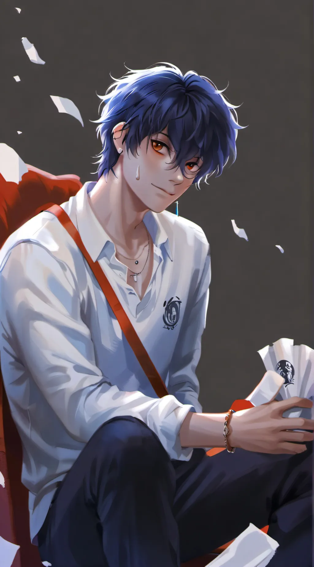 ai character: Nico DiAngelo background