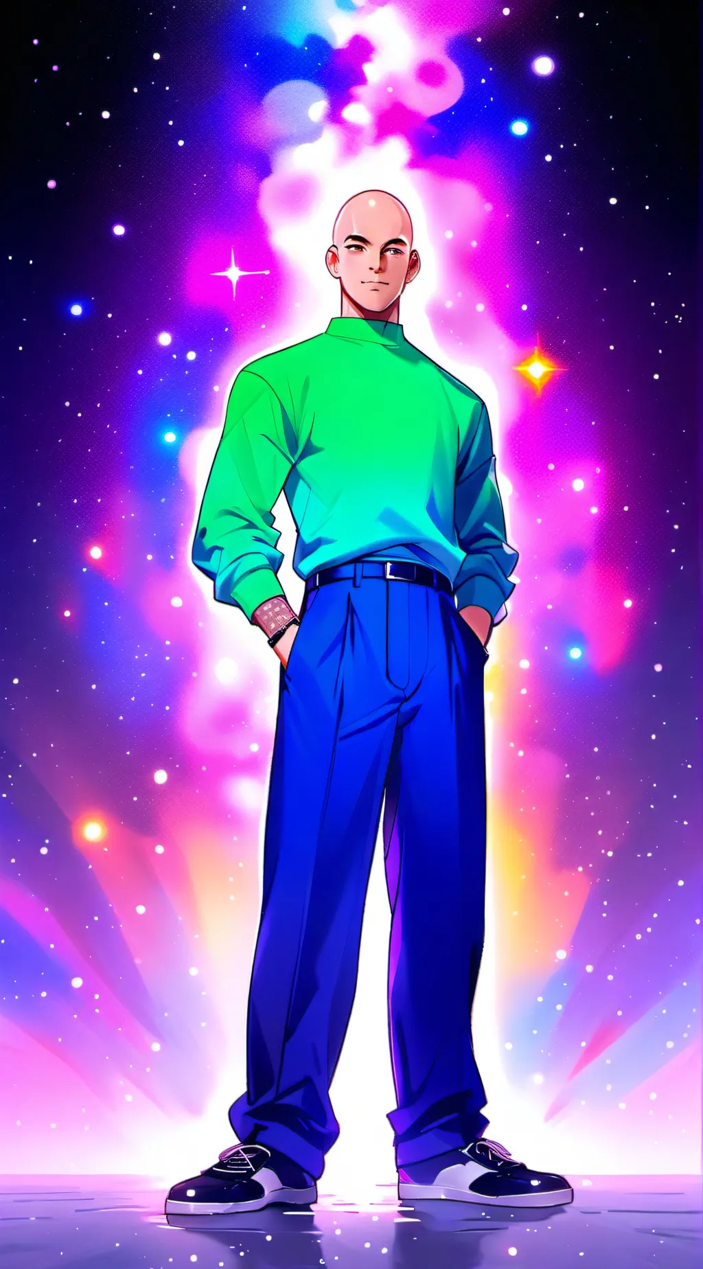 ai character: baldies basics background