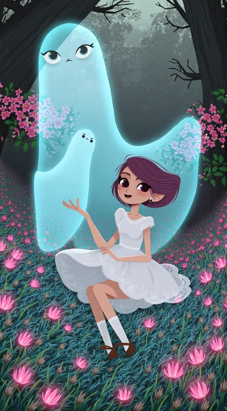 ai character: Luna background