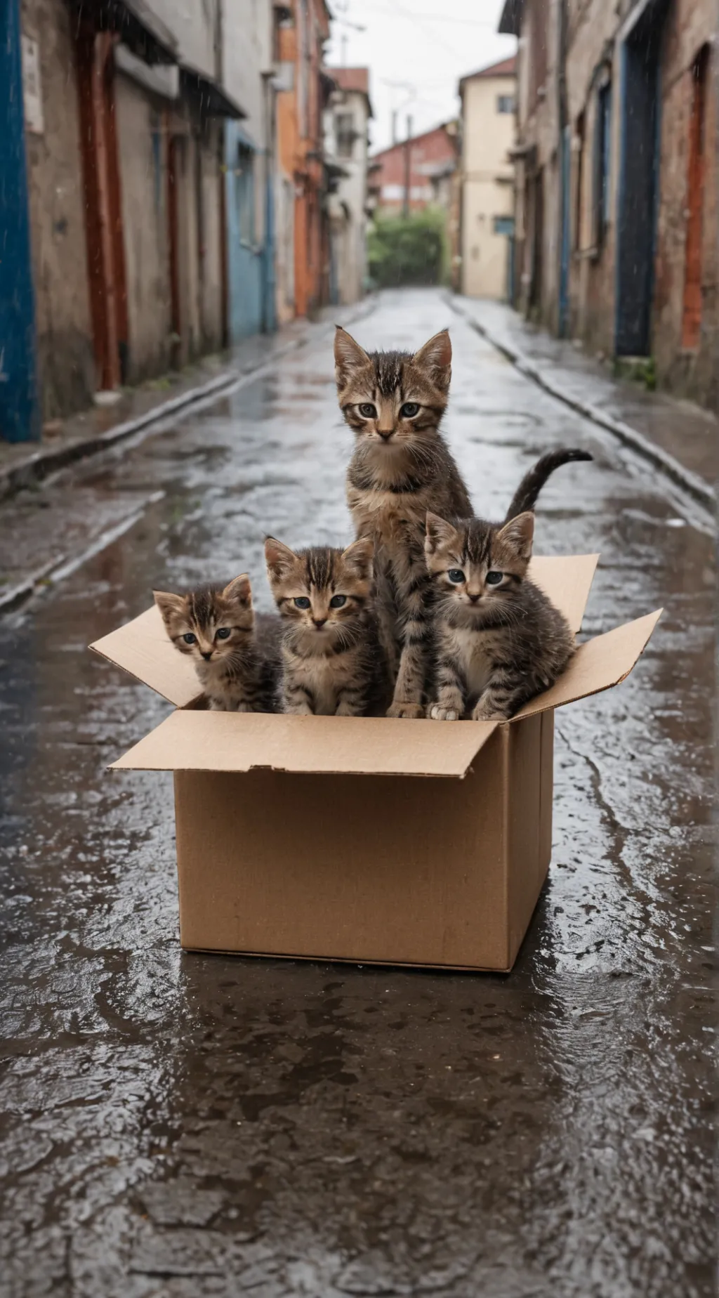 ai character: Mean kitten family background