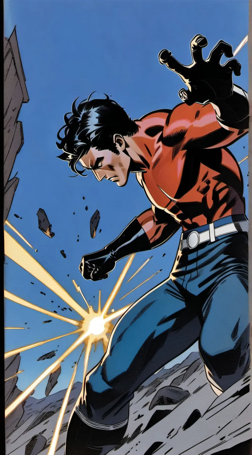 ai character: battle ring  background