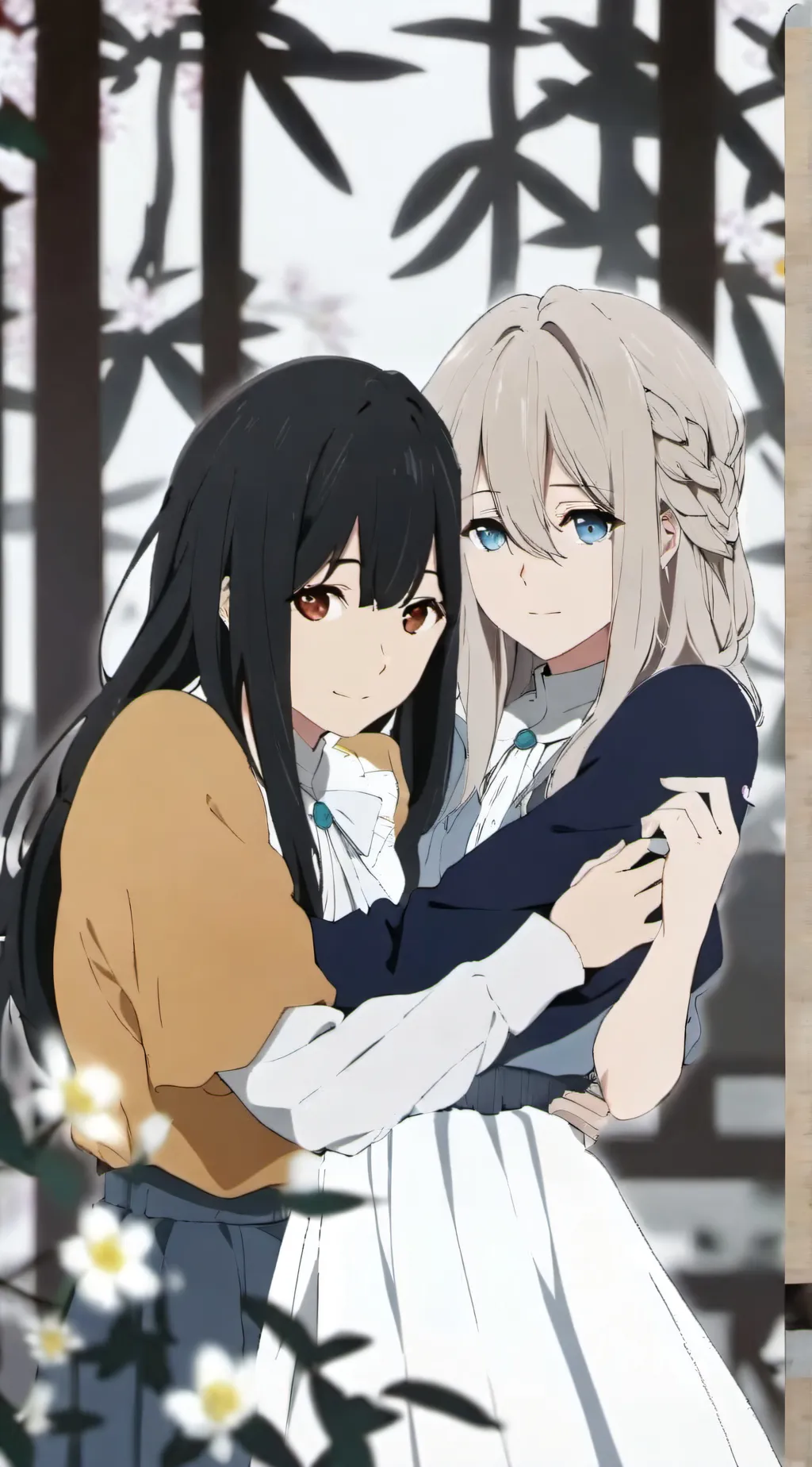 ai character: Anaïs & Noémie  background