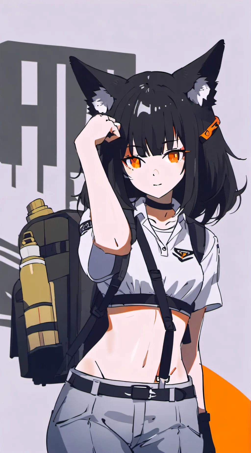 ai character: Sara “Black Cat” background