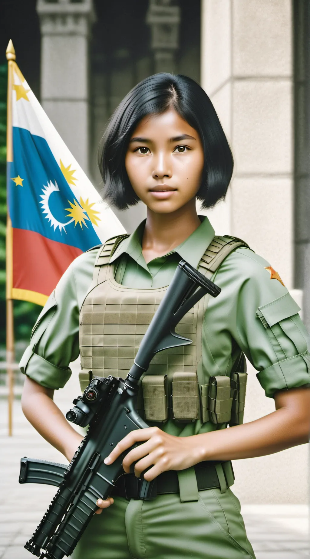 ai character: Christine DelaCruz background