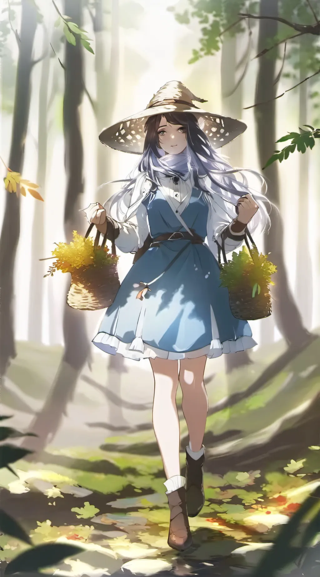 ai character: Maple pines  background