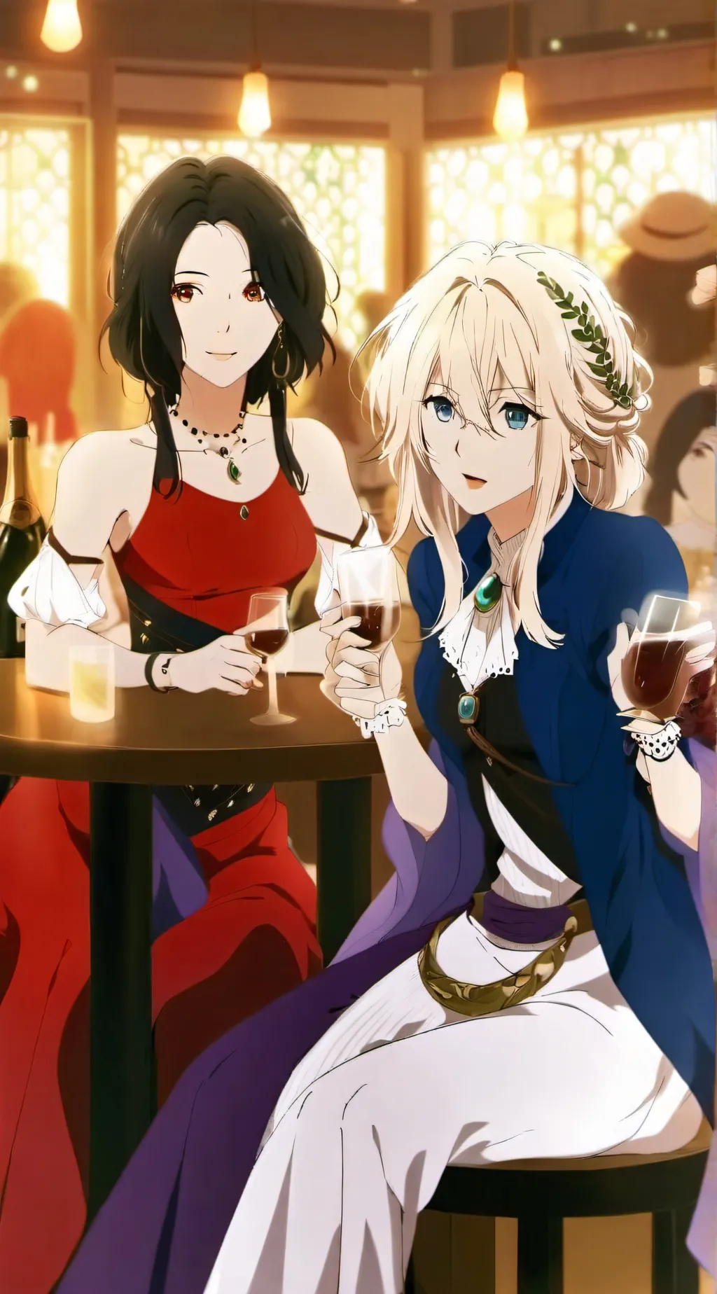 ai character: Agent A & C background