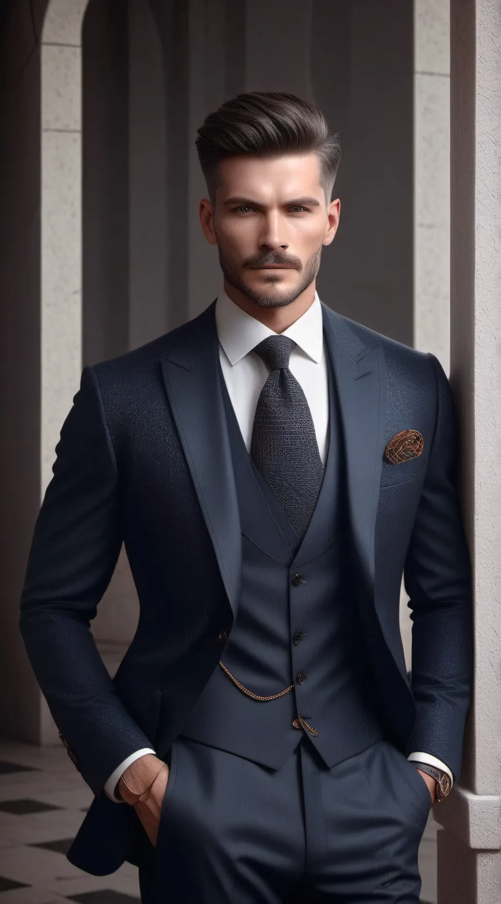 ai character: Chris  background