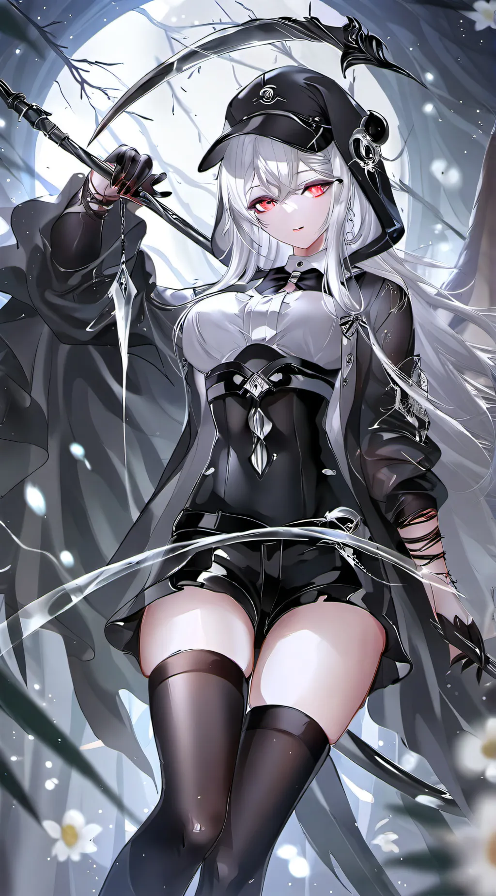 ai character: Death background