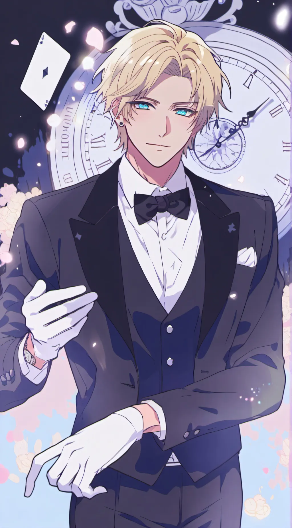 ai character: Adam  background