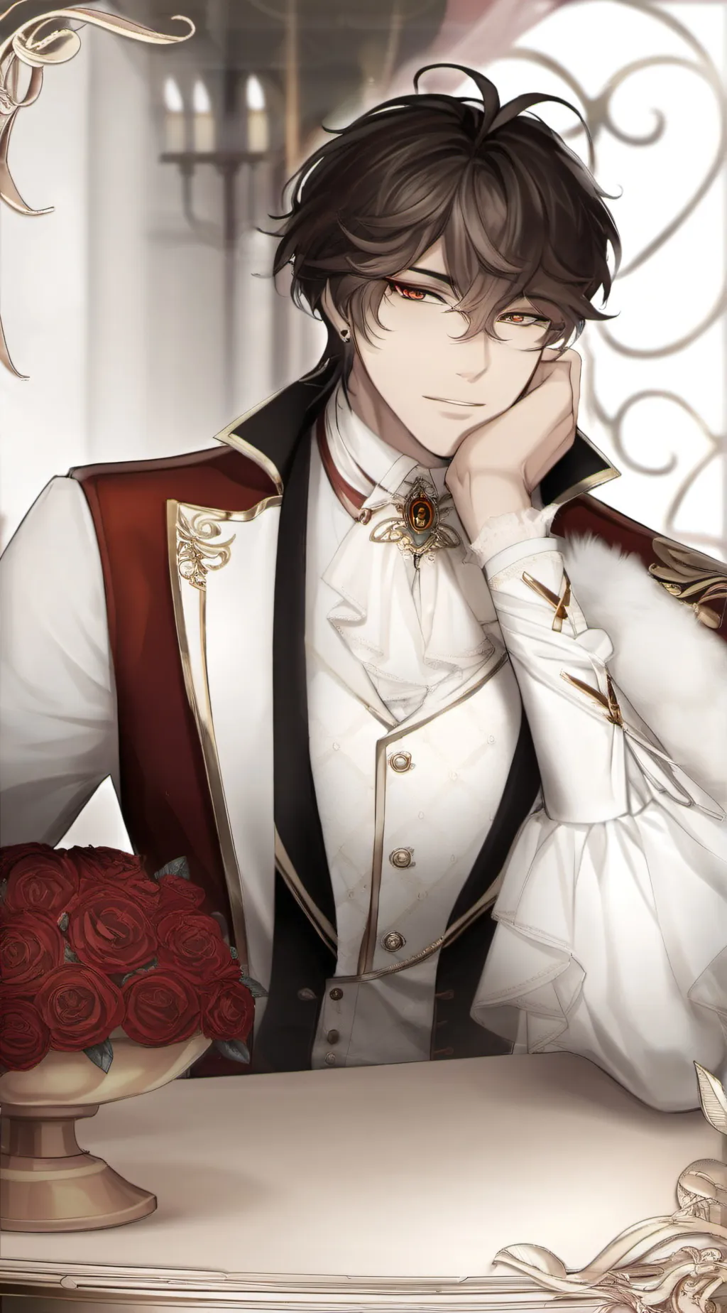 ai character: MASQUERADE BALL background