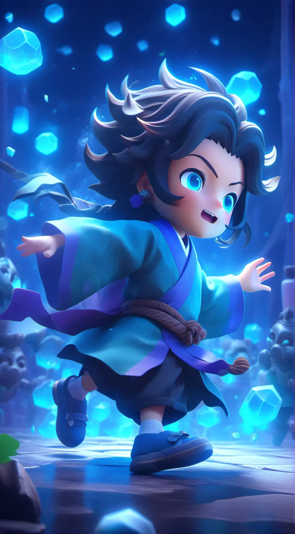 ai character: Mha quirk error background