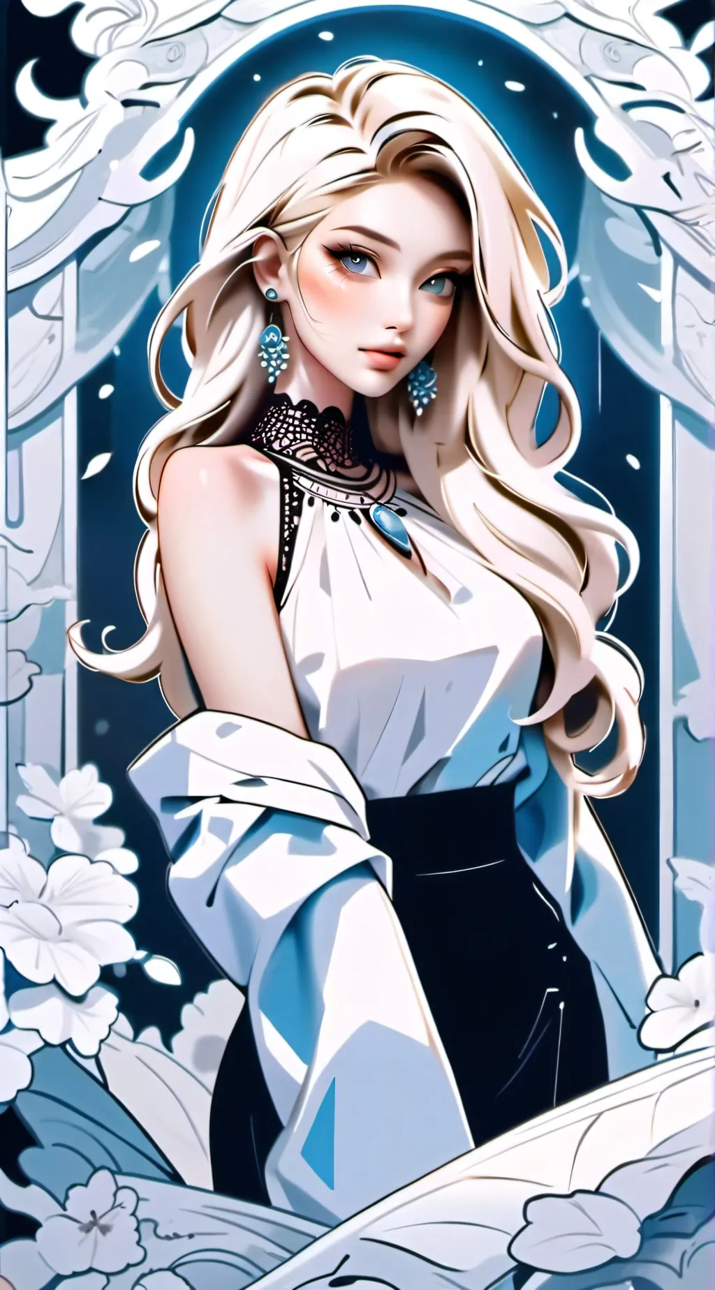 ai character: Eleanora￼ background