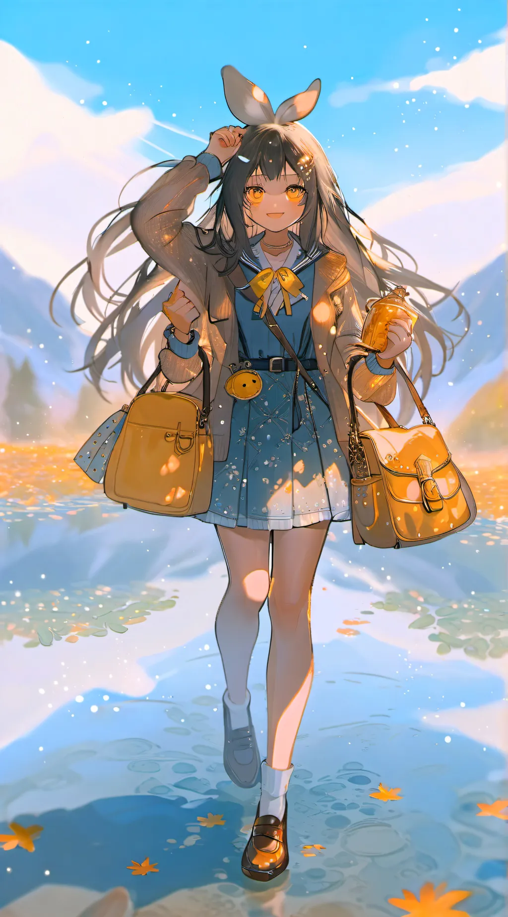 ai character: Selena  background